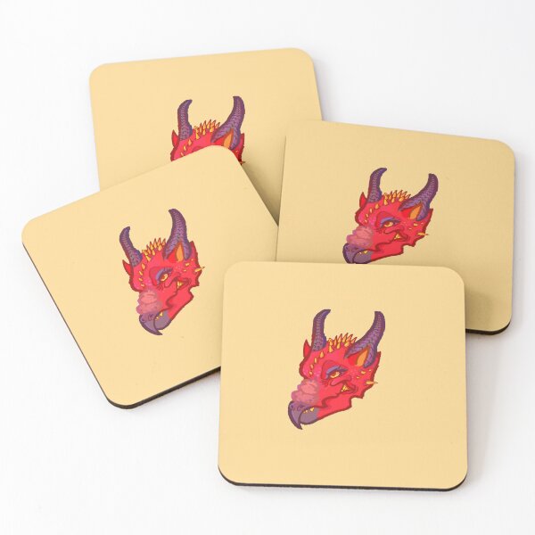 Item preview, red dragon head designed and sold by risenwaters.