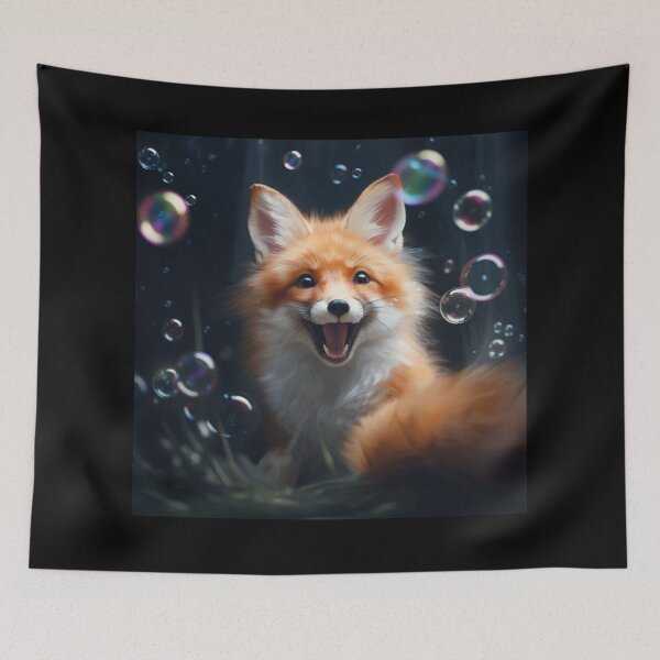 Aperçu de l'œuvre Bubble Babies Bubble Fox créée et vendue par DanieWoods.