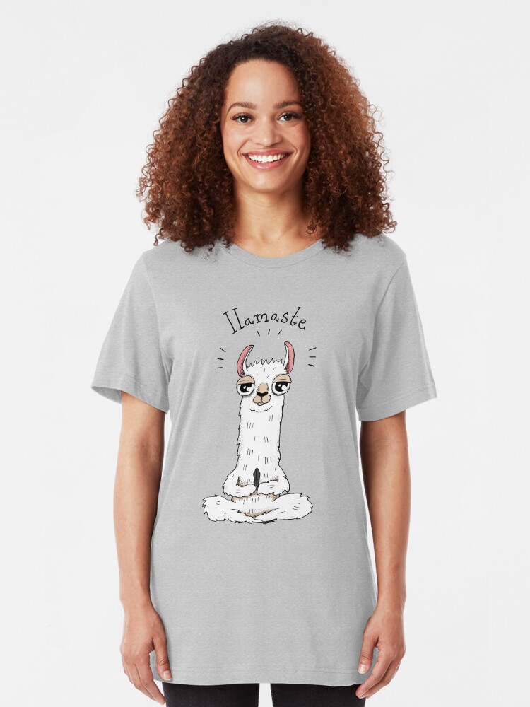 Alternate view of Llamaste Slim Fit T-Shirt
