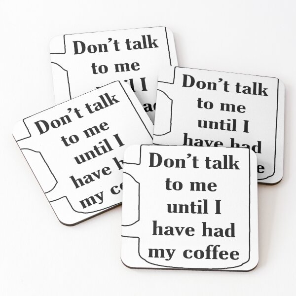Item preview, Don't talk to me until I have had my coffee designed and sold by DarkwingDave.