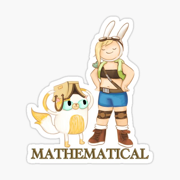 Fionna and Cake Adventure Time JDM Custom Vinyl Decal Sticker 