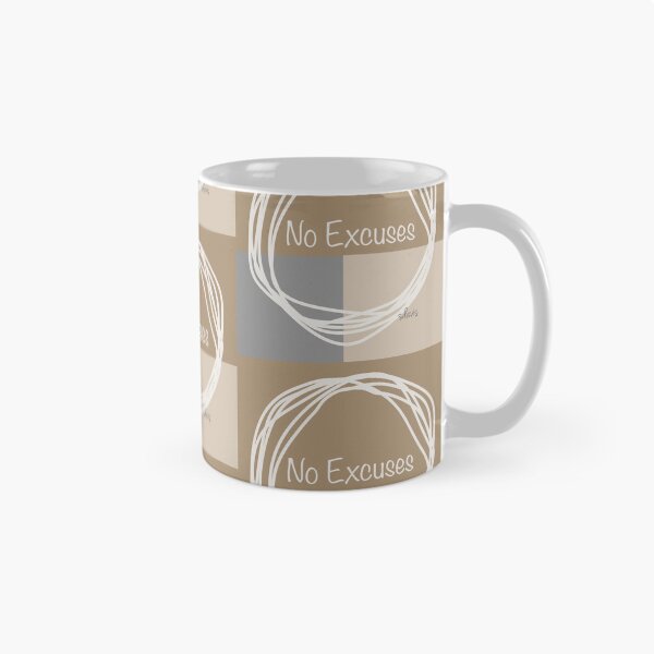Item preview, Abstract Minimalist 91523 No Excuses designed and sold by mandalafractal.