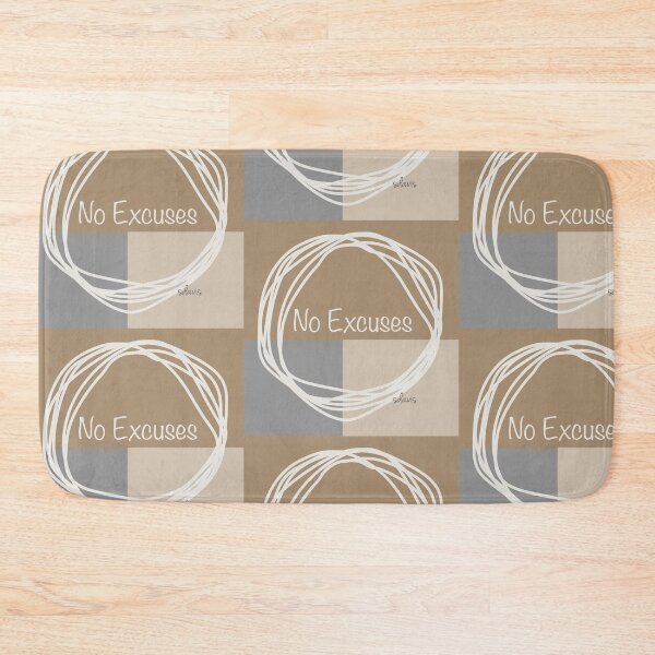 Item preview, Abstract Minimalist 91523 No Excuses designed and sold by mandalafractal.