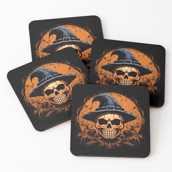 Item preview, Pumpkin Skull over Pumpkin Moon no background designed and sold by DigitlEmporium.