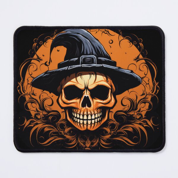 Item preview, Pumpkin Skull over Pumpkin Moon no background designed and sold by DigitlEmporium.