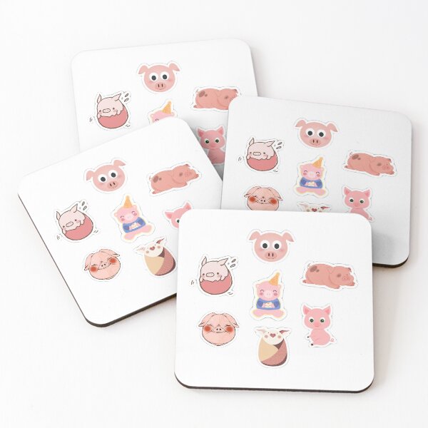 Item preview, Oink Oink Sticker Collection designed and sold by yangdembe.