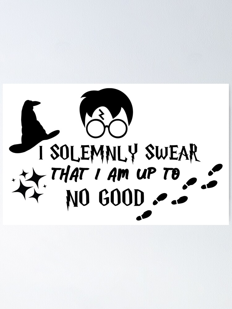 I solemnly swear that I am up to no good on We Heart It