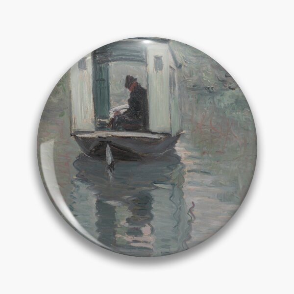 Item preview, The Studio Boat (Le Bateau-atelier) by Claude Monet designed and sold by My Artprintz.