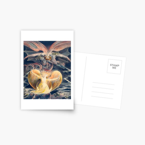 Item preview, The Great Red Dragon and the Woman Clothed with the Sun by William Blake 1805 designed and sold by Vintage Wall Art.