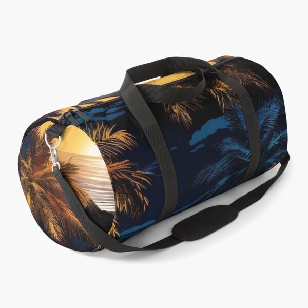 Item preview, colorful palm tree landscape print designed and sold by dcrc.