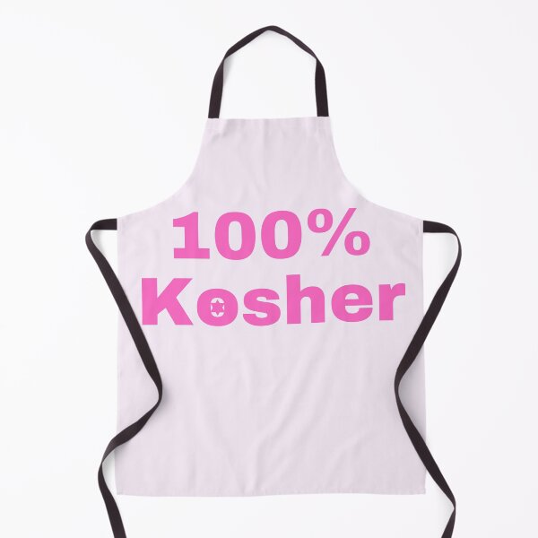 Item preview, Funny Jewish 100% Kosher pink designed and sold by NJGDesigns.