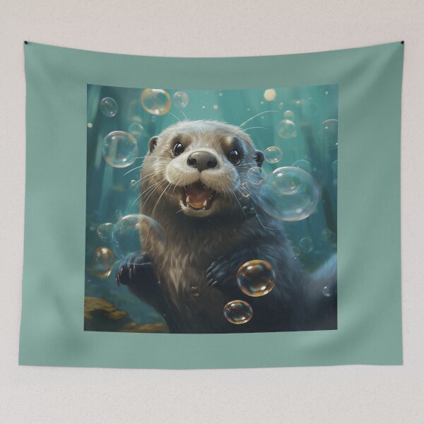 Item preview, bubble babies bubble otter designed and sold by DanieWoods.