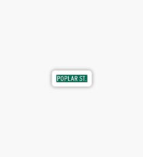 POPLAR ST Sticker