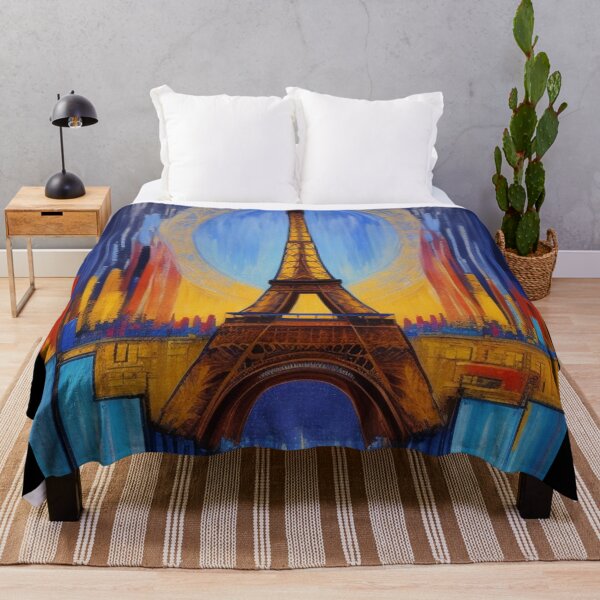Item preview, The Eiffel Tower - Paris - France - Envisioned in the style of Vincent Van Gogh designed and sold by TheHappyK.