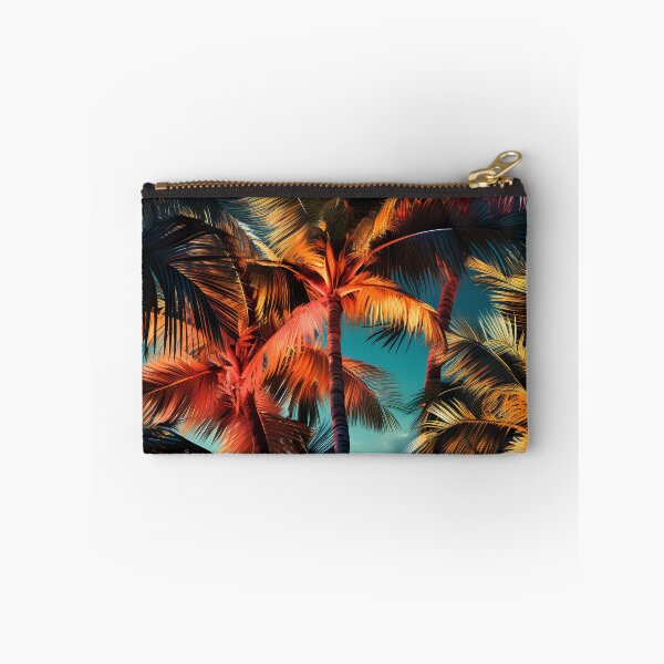 Item preview, colorful palm tree landscape print designed and sold by dcrc.