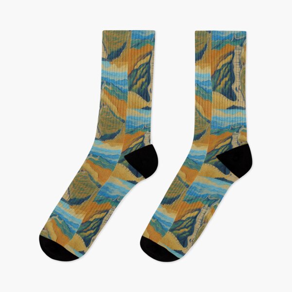 Item preview, Great Wall of China - China - Envisioned in the style of Vincent Van Gogh designed and sold by TheHappyK.