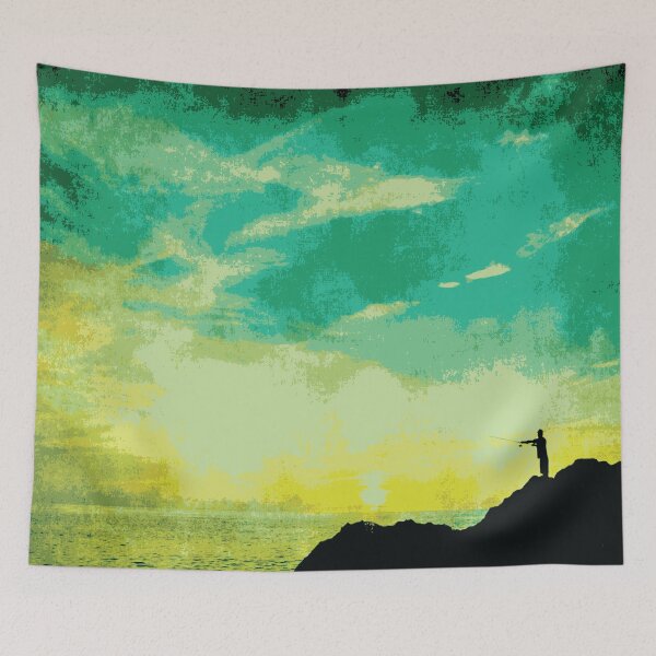 Item preview, FISHERMAN Pop Art designed and sold by Bruce ALMIGHTY Baker.