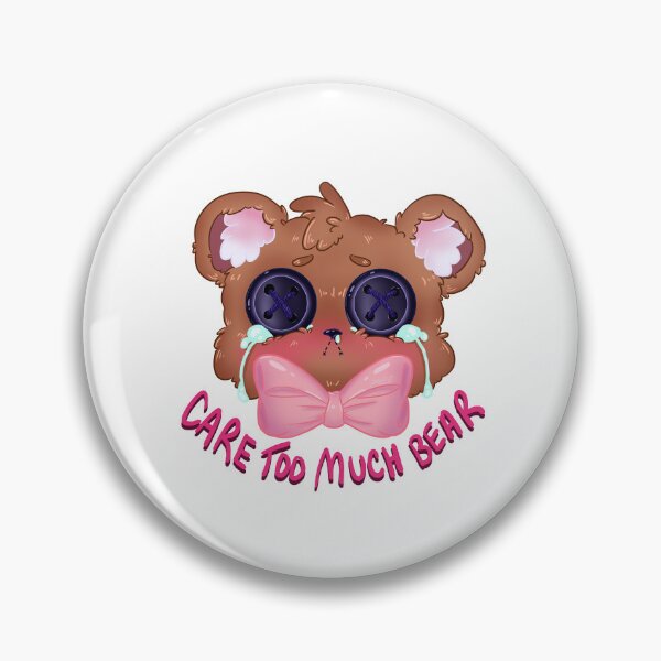 Item preview, Care Too Much Bear designed and sold by SpaceFish-Ink.