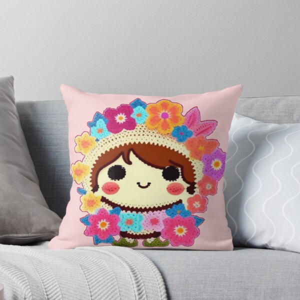 Item preview, Kawaii crochet floral  designed and sold by Roxburylane.