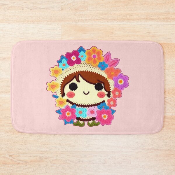 Item preview, Kawaii crochet floral  designed and sold by Roxburylane.
