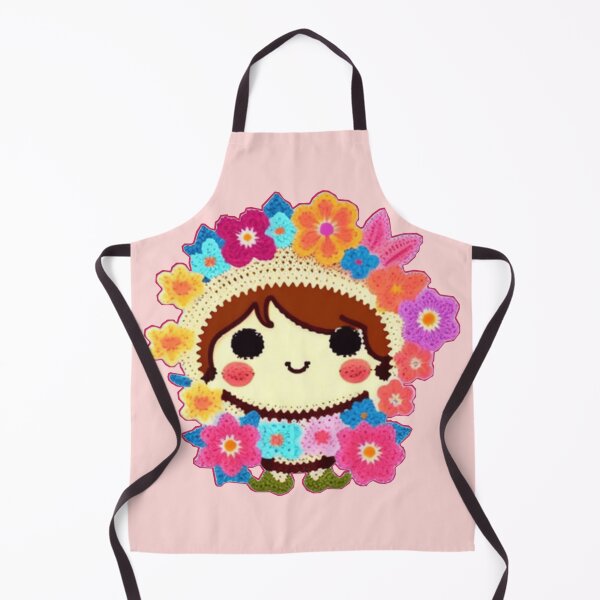 Item preview, Kawaii crochet floral designed and sold by Roxburylane.