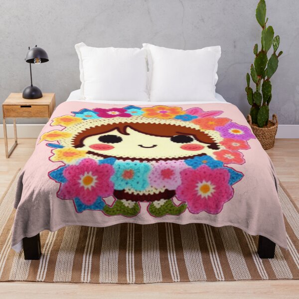 Item preview, Kawaii crochet floral designed and sold by Roxburylane.