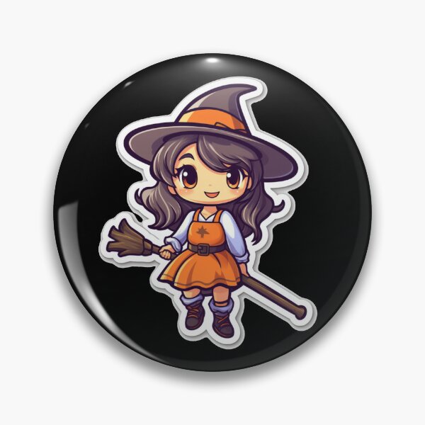 Item preview, Cute Halloween Witch Stickers｜Halloween Sticker designed and sold by SuccessSK.