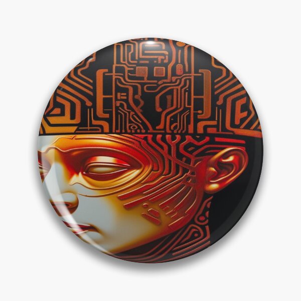 Item preview, Wired Identity: Electronic Circuit Board Face designed and sold by Super7s.