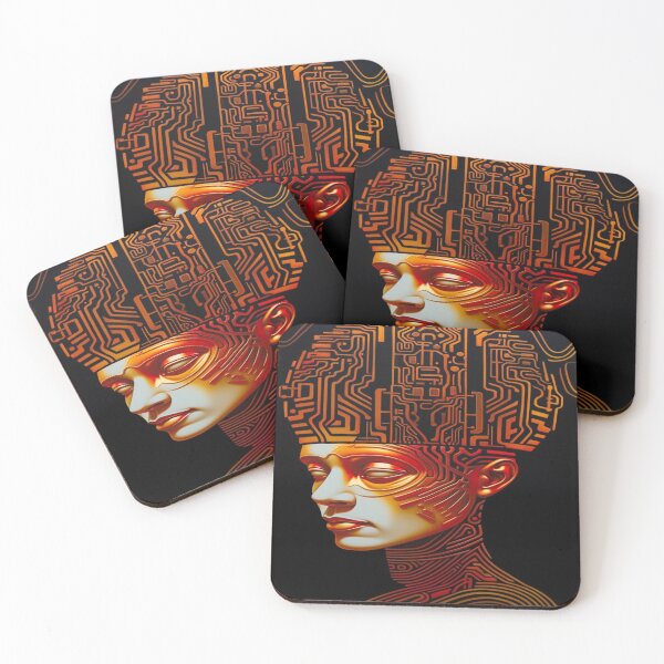 Item preview, Wired Identity: Electronic Circuit Board Face designed and sold by Super7s.