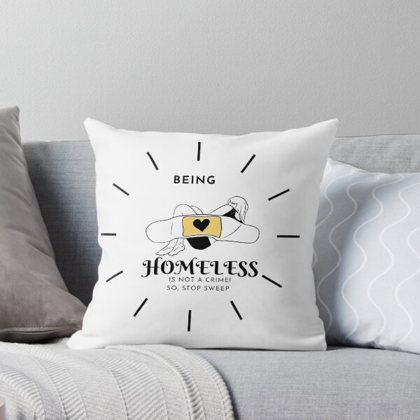 Item preview, being homeless is not a crime! so, stop sweep  designed and sold by DARE2DO.