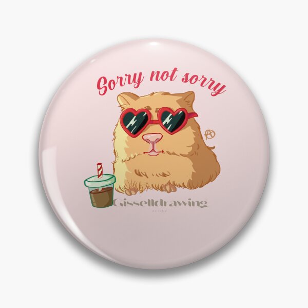 Item preview, Hamster with heart glasses, drinking a smoothie designed and sold by gisselldrawn.