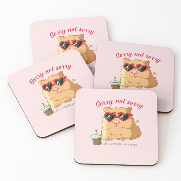 Item preview, Hamster with heart glasses, drinking a smoothie designed and sold by gisselldrawn.