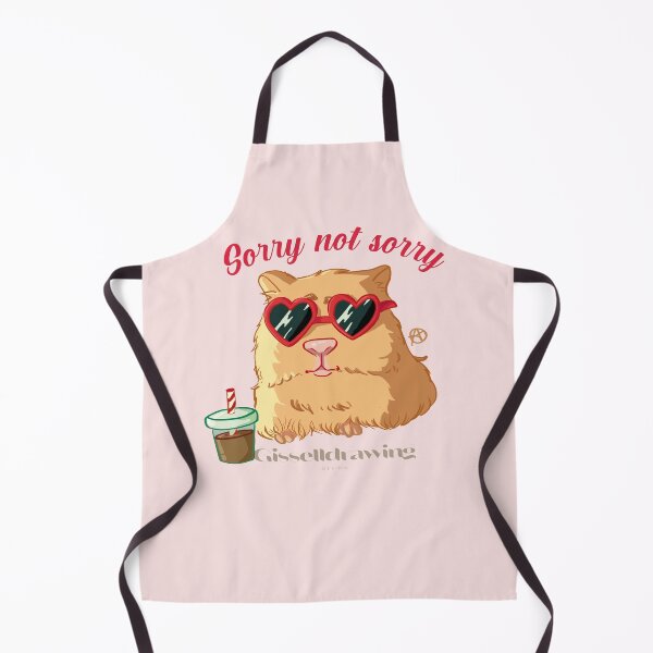 Item preview, Hamster with heart glasses, drinking a smoothie designed and sold by gisselldrawn.