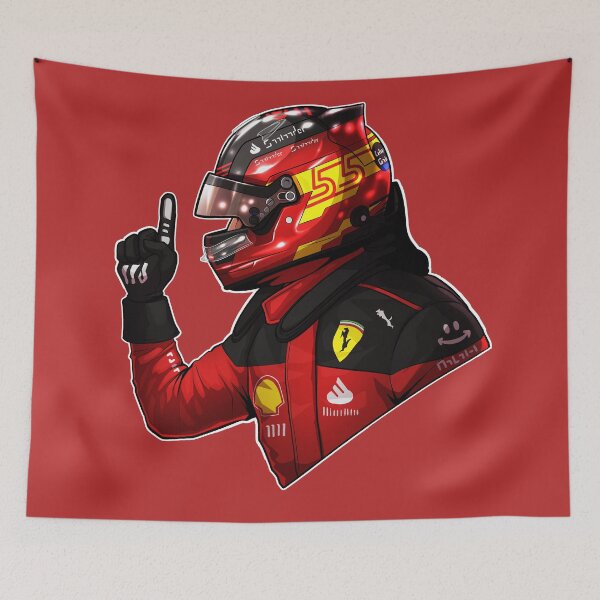 Item preview, Carlos Sainz Jr Winner GP de Singapore fanart designed and sold by racing-art.