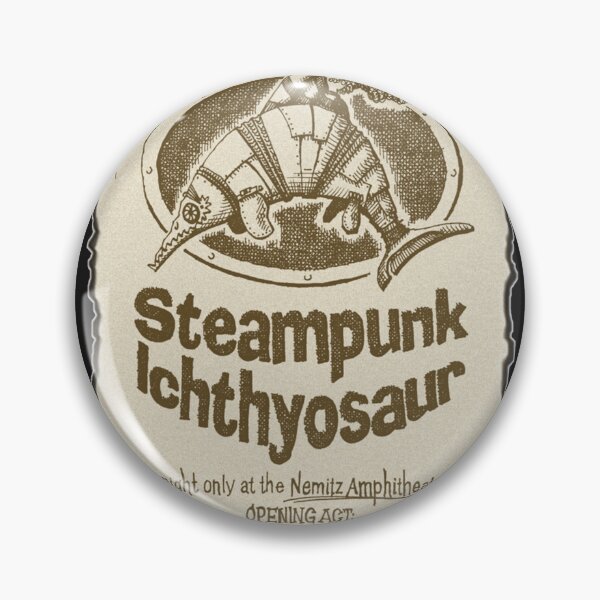 Item preview, Steampunk Ichthyosaur Gig Flier designed and sold by MichaelScanlon5.