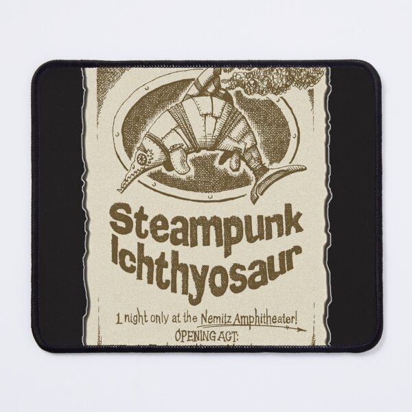 Item preview, Steampunk Ichthyosaur Gig Flier designed and sold by MichaelScanlon5.