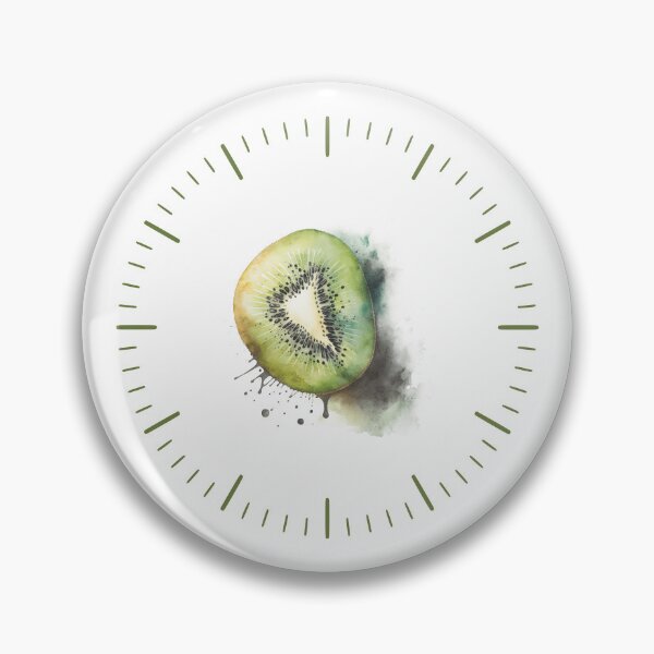 Item preview, Wall clock Watercolor fruit for Home Decor designed and sold by Elysium-Studio.