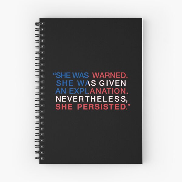Item preview, She Was Warned - Nevertheless She Persisted - Red White And Blue  	 designed and sold by ssqpdrhopu5.