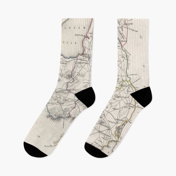 Item preview, V)intage Map of Londonderry County Ireland (1846) designed and sold by BravuraMedia.