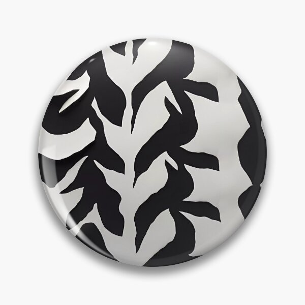 Item preview, Abstract black and white tiger pattern designed and sold by Omarupattern51.