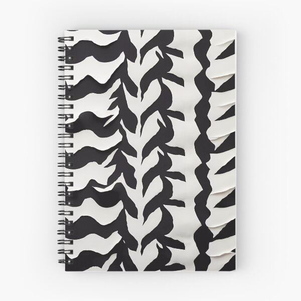 Item preview, Abstract black and white tiger pattern designed and sold by Omarupattern51.