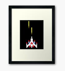 Classic Arcade Spaceship Framed Print