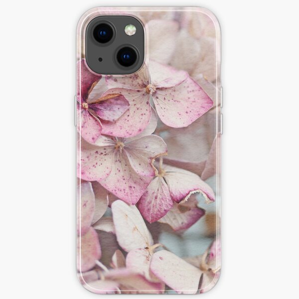 Vintage Hortensie iPhone Flexible Hülle