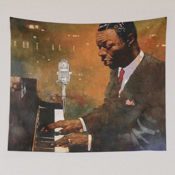 Item preview, Nat King Cole Portrait designed and sold by MarthaDenna.