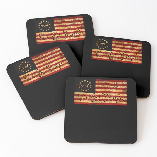 Item preview, 1776 We The People US Flag Visually Aged And Distressed	 designed and sold by ssqpdrhopu5.