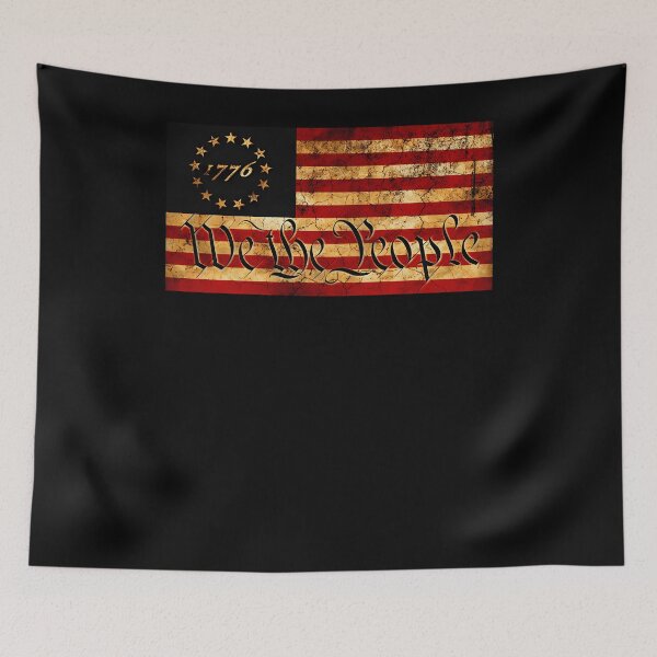 Item preview, 1776 We The People US Flag Visually Aged And Distressed	 designed and sold by ssqpdrhopu5.