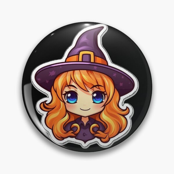 Item preview, Cute Halloween Witch Stickers｜Halloween Sticker designed and sold by SuccessSK.