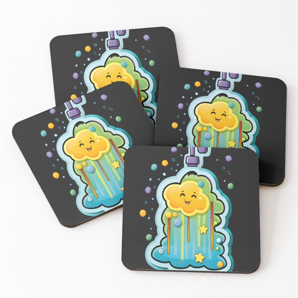 Item preview, Cloudy Day Delight: Whimsical Showering Cloud Design designed and sold by alaa-mously.
