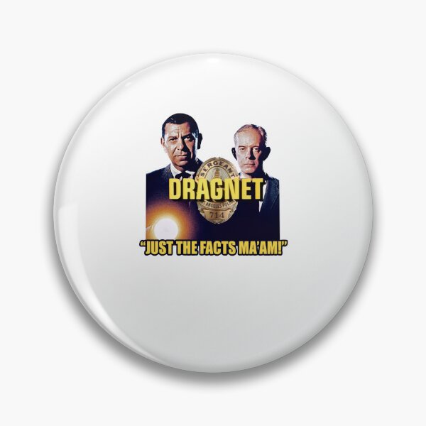 Item preview, Just The Facts Dragnet Sergeant Joe Friday Bill Gannon Jack Webb Cop Shows designed and sold by ChetSaenubon.