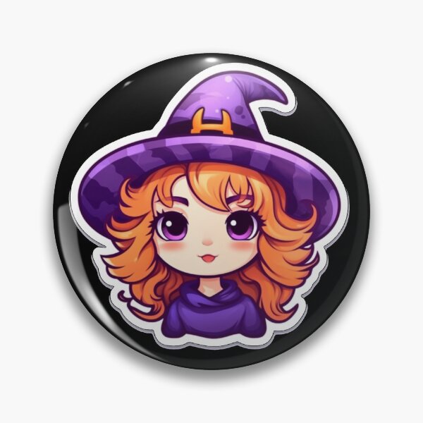 Item preview, Cute Halloween Witch Stickers｜Halloween Sticker designed and sold by SuccessSK.